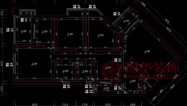 百家湖國(guó)際花園138平米 戶(hù)型解析